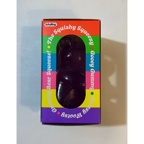 Schylling NeeDoh Gummy Bear Groovy Grape Purple Squishy Stress Toy Fidget tiktok - Picture 2 of 5